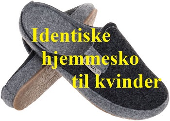 filt mænds hjemmesko